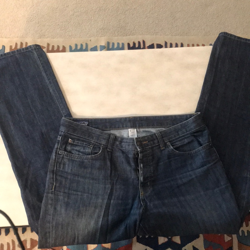 Patagonia 34 Long Organic Cotton Denim Jeans